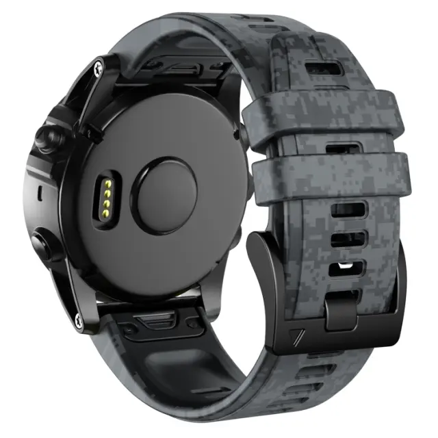 Camouflage Silicone Για Garmin Fenix 5/6/6 Pro/7/8/9 (47mm)- Digital