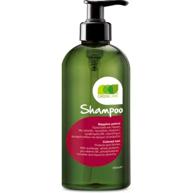 GreenCare Σαμπουάν για Βαμμένα Μαλλιά 500ml