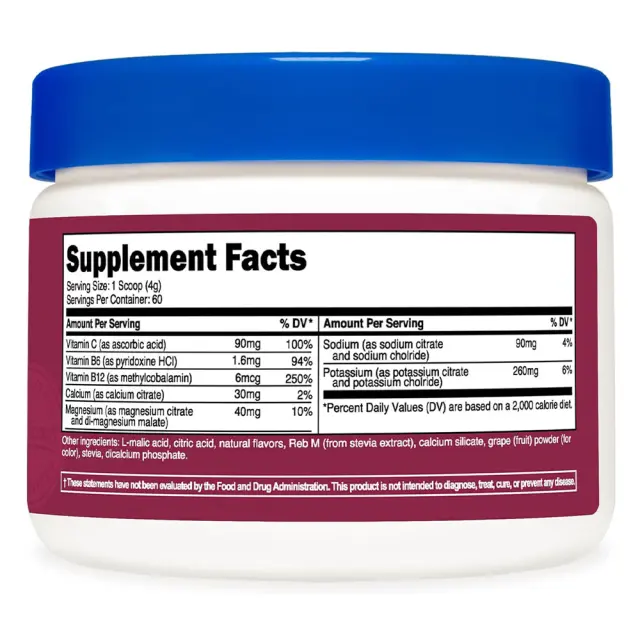 Nutricost Electrolytes Complex Grape, 234 g 2
