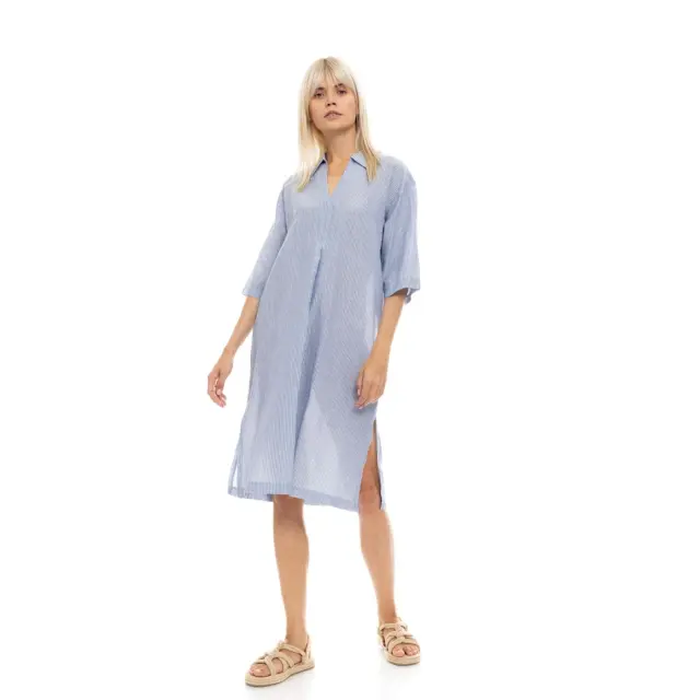Beachwear B527 BLUE STRIPE by Pink Label - M