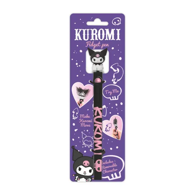 Blue Sky Studios Fidget Pen / Στυλό με 3D φιγούρα που γυρίζει: Kuromi 2