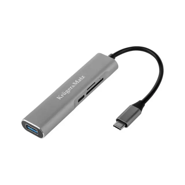 Αντάπτορας (HUB) USB τύπου C σε HDMI / USB3.0 / SD / MicroSD / C Kruger&Matz 2