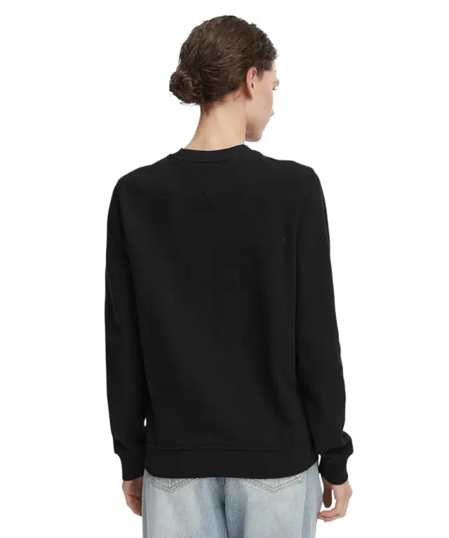 Tommy Hilfiger - Γυναικείο Φούτερ Essential Logo Regular Fit DW0DW22829-BDS Μαύρο 2
