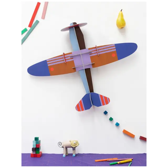 studio ROOF 3D Διακοσμητικό αεροπλανάκι τοίχου: Propeller Plane Deluxe 2