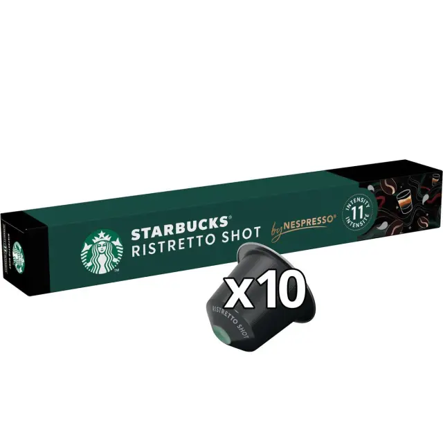 Starbucks Ristretto Shot Κάψουλες Nespresso 10τμχ