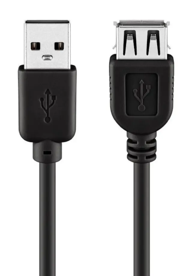 GOOBAY καλώδιο προέκτασης USB 93600, αρσενικό σε θηλυκό, 3m, μαύρο 2