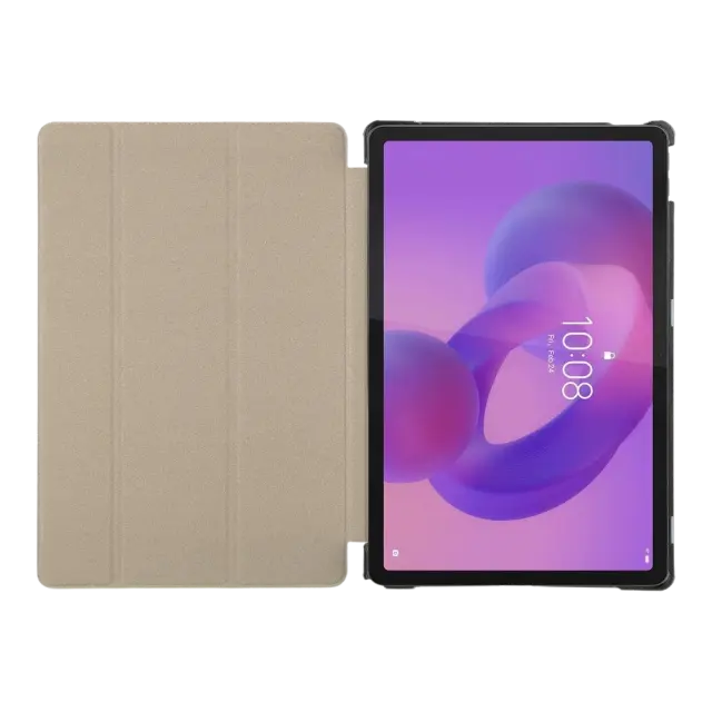 Tactical Book Tri Fold Case for Lenovo Idea Tab 11 Black 2