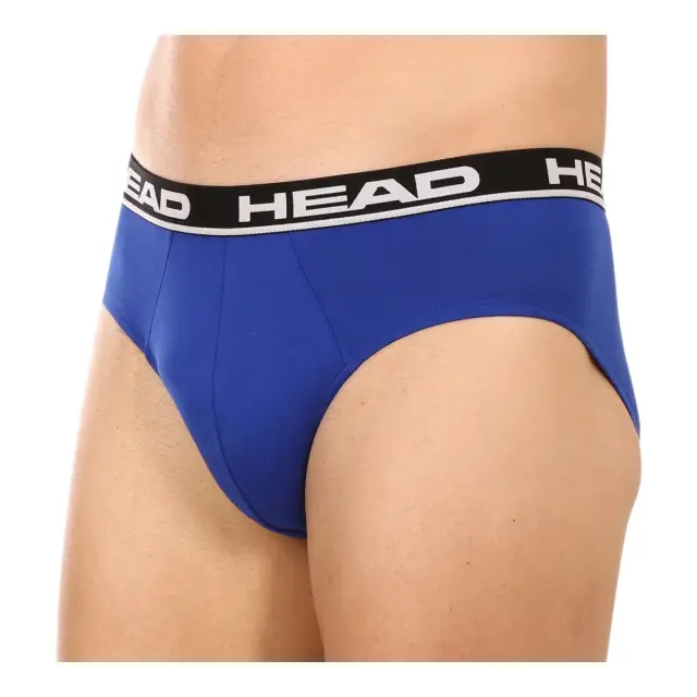 HEAD Ανδρικό Slip Super Soft Cotton - Διπλό Πακέτο, Χρώμα Μπλε-Μαύρο - M 3