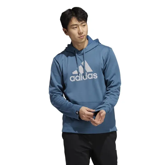 adidas M Game And Go Pullover Hoodie (GT0054-Blue) - Μπλέ - M