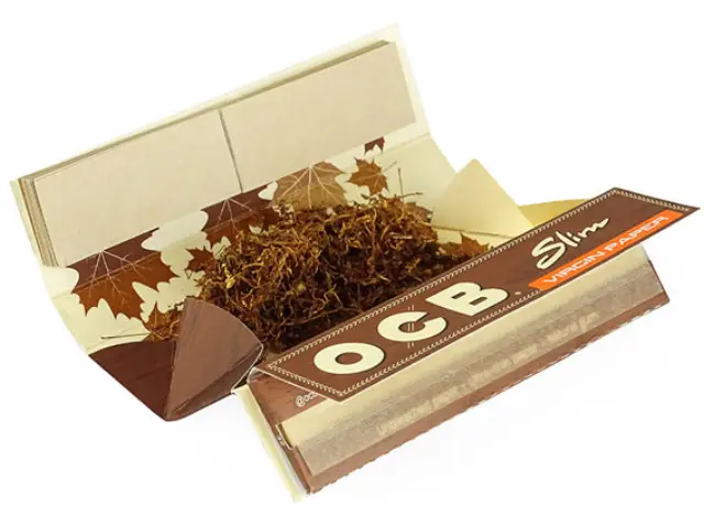 OCB Unbleached Χαρτάκια Roll Kit - Ακατέργαστο - King Size Slim με Τζιβάνες και Δισκάκι 32φ. 2