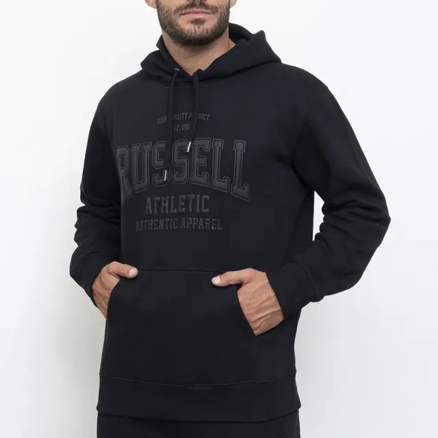 Russell Athletic Pull Over Hoodie (A3014-2-099) - Μαύρο 2