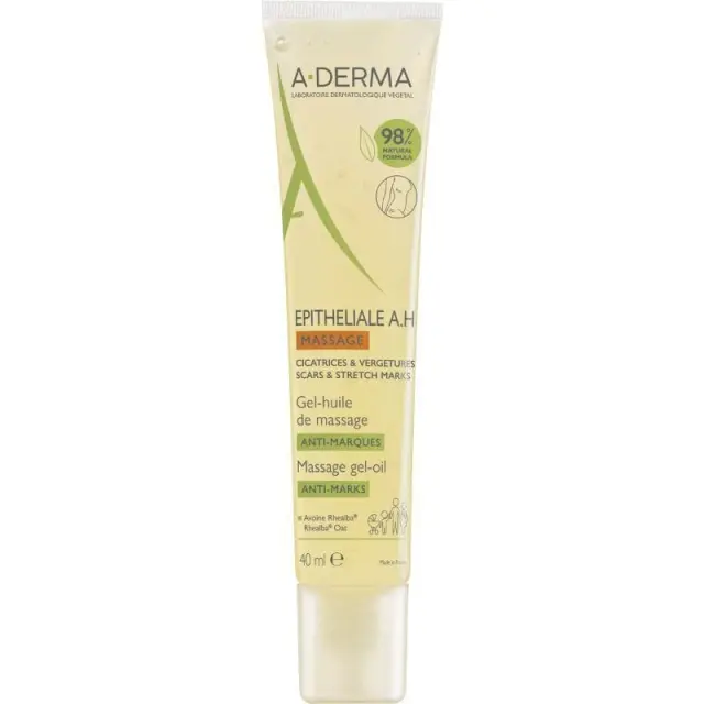 A-Derma Epitheliale AH DUO Massage Gel - Έλαιο για μασάζ κατά των δερματικών σημαδιών 40ml 2