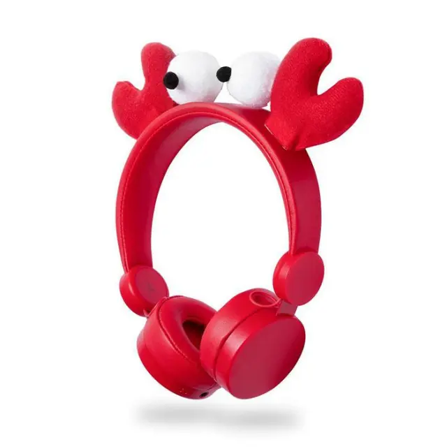 NEDIS HPWD4000RD Wired Headphones 1.2m Round Cable On-Ear Detachable Magnetic S48165