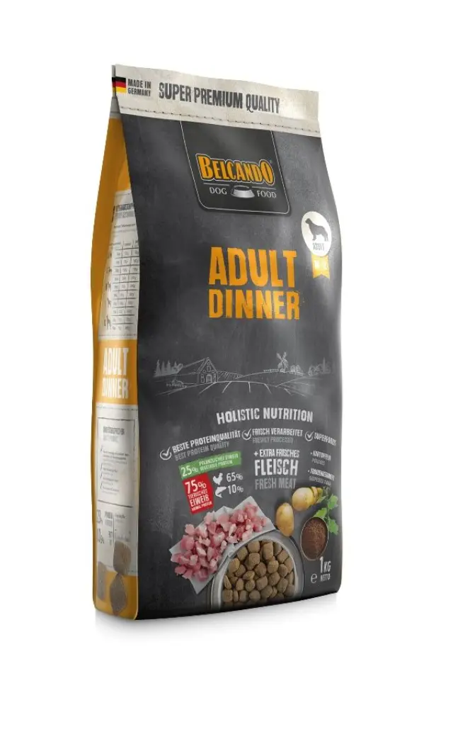 Belcando Adult Dinner Ξηρά Τροφή για Ενήλικους Σκύλους Μεσαίων & Μεγαλόσωμων Φυλών με Κοτόπουλο και Ψάρια 1kg 3
