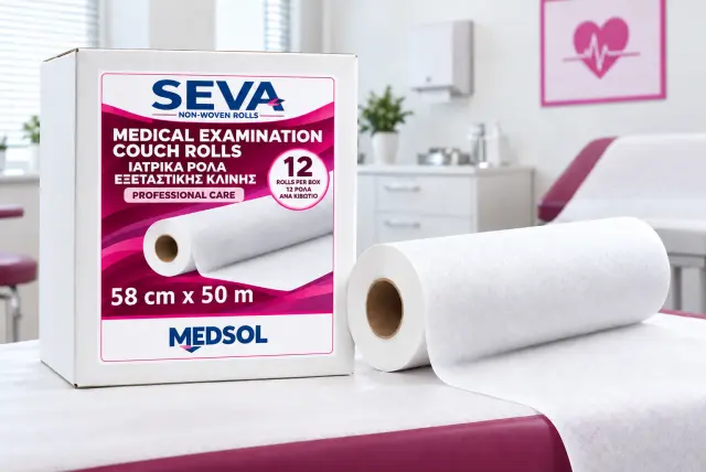 SEVA Ιατρικό Ρολό Non-Woven 58 cm × 50 m