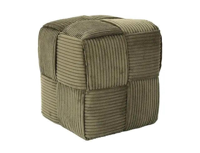 Σκαμπό Πουφ Scott Home Deco Factory με διαστάσεις 36x36x38cm - Green HD0541 3