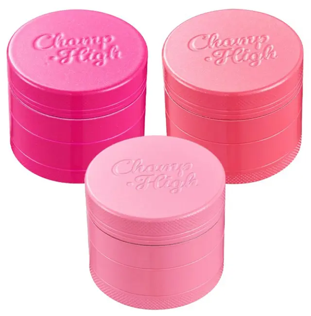 Champ Grinder Τρίφτης Αλουμινίου Pink 50mm - 4 Parts