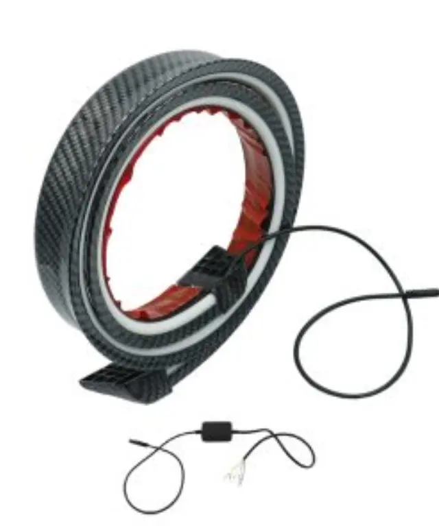 Led Ταινία Προειδοποιητική για Πορτ Μπαγκαζ Carbon Φλας – Πορείας – Στοπ 130cm Κόκκινο – Πορτοκαλί
