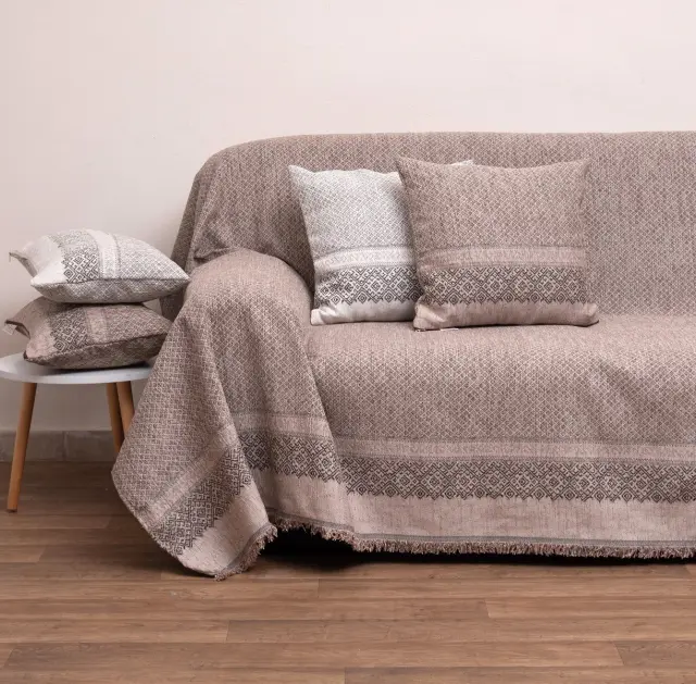 Ριχτάρι Πολυθρόνας 180x150 Viopros 2215 Λινό 100% Chenille