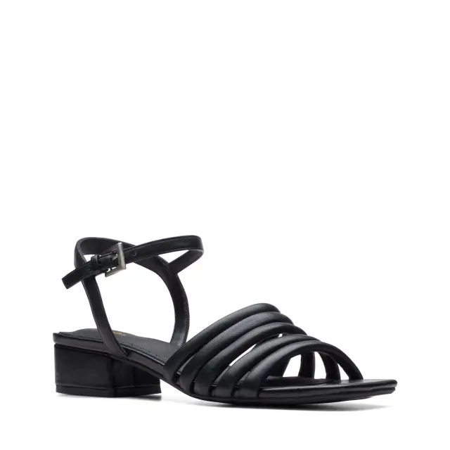 Clarks Seren25 Part Black Black Leather - 41.5
