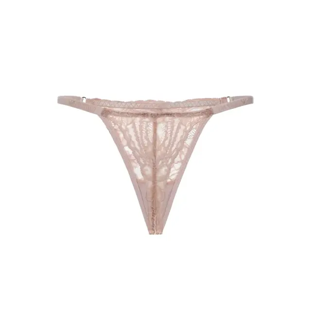 Emporio Armani Γυναικείο String Lace, Χρώμα Nude - L 2