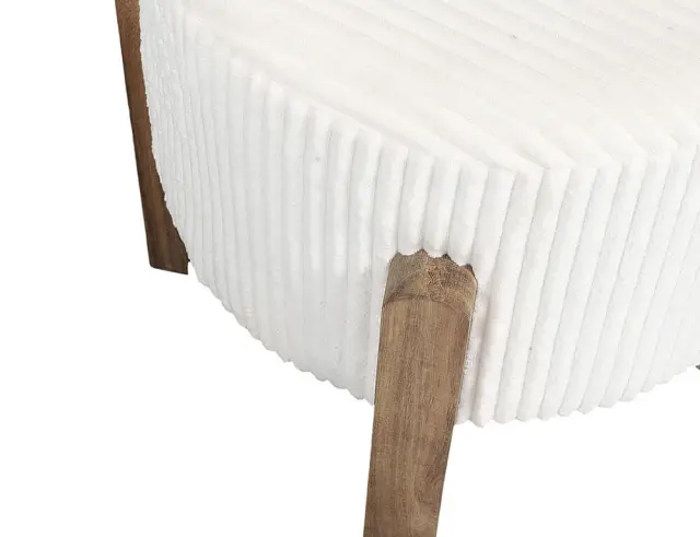 Σκαμπό Scott Home Deco Factory με διαστάσεις 35.5x35x35cm - White HD0337 3