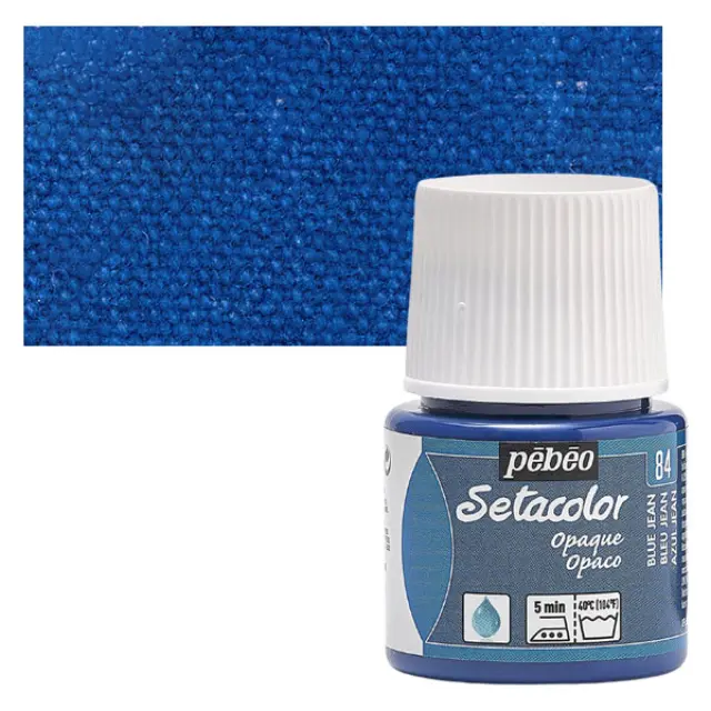 Pebeo Χρώμα Υφάσματος Setacolor Opaque - 84 Blue Jean - 45ml
