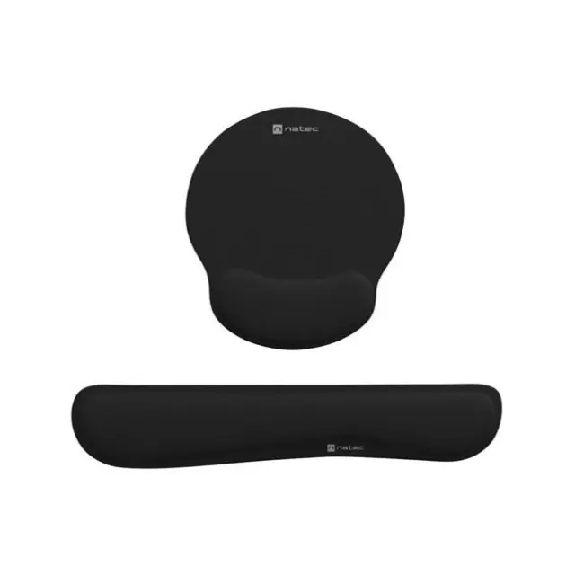 Natec Mousepad Chipmunk 2in1 Ergonomic Set Black (NPF-2195)