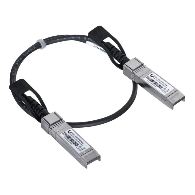 Ubiquiti UACC-DAC-SFP10-0.5M InfiniBand-fibre optic cable SFP+ Black