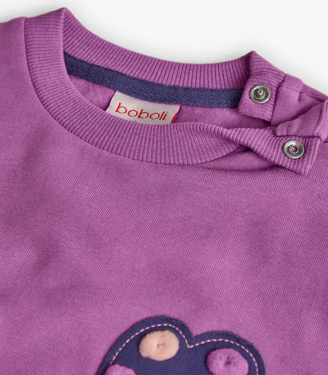 Boboli Μπλούζα φούτερ για κορίτσι MEADOWS FLOWERS - 10Y 3