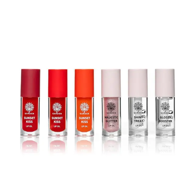 Garden | Majestic Glitter Lip Oil | Ενυδατικό Έλαιο Χειλιών Με Glitter | 6ml 2