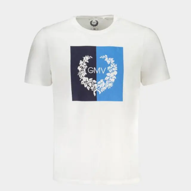 T-Shirt Gian Marco Venturi AU01416A Λευκό - 2XL