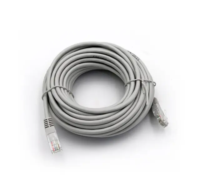 ΚΑΛΩΔΙΟ UTP Cat5e ΧΑΛΚΟΥ(CU) 4x2x7*0.16mm 10m PRO ΓΚΡΙ