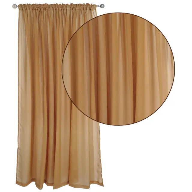 Κουρτίνα Με Τρέσα 450Χ270 Curtain Das Home 2195 Ώχρα 2