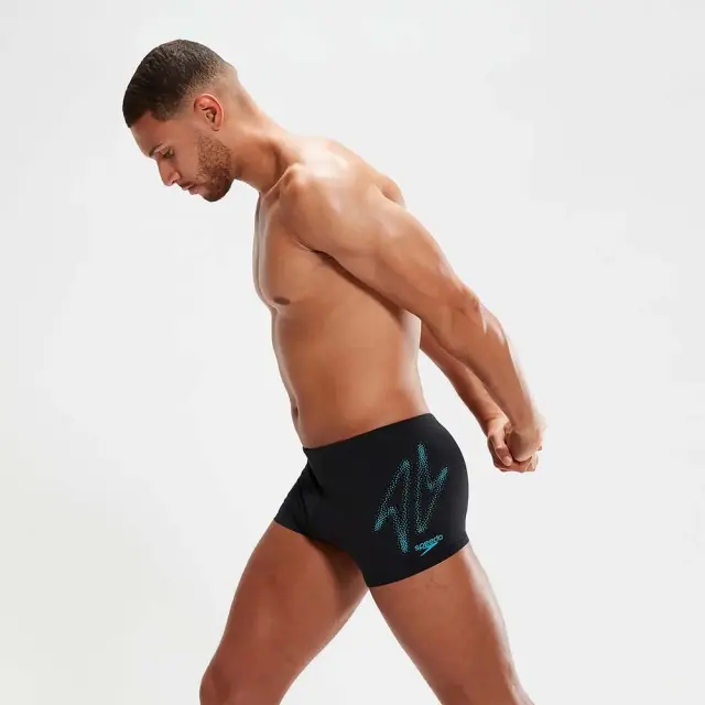 Speedo Men's Hyper Boom Placement Aquashort Swim Trunks Μαύρο 800301115144 (Speedo) - 34 2