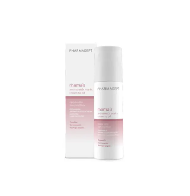 PHARMASEPT Mama’s Anti-stretch Marks Cream to Oil Πλούσια Κρέμα για την Πρόληψη και Αντιμετώπιση των Ραγάδων 150ml