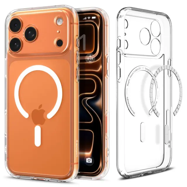 SPIGEN ULTRA HYBRID MAG MAGSAFE IPHONE 17 PRO MAX CLEAR/WHITE