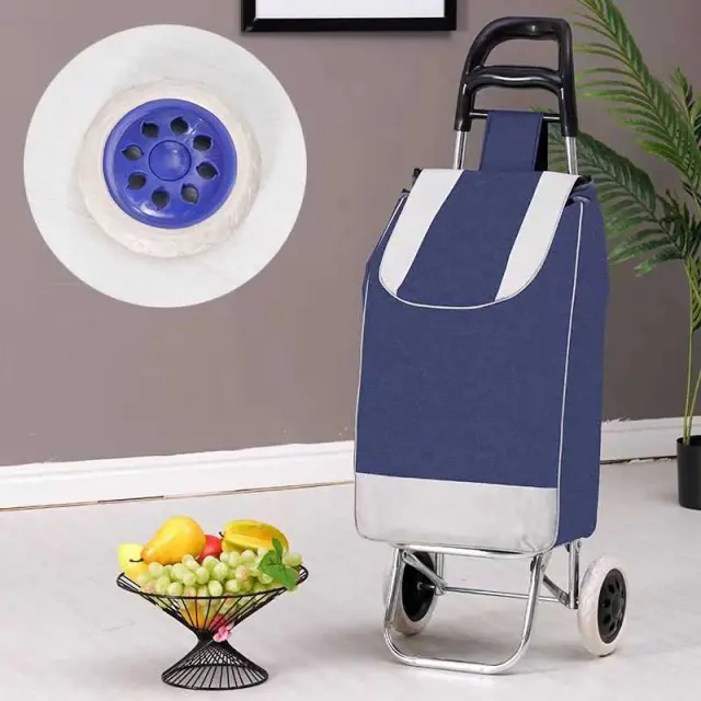 Υφασμάτινο καρότσι λαϊκής - ZZ 302B-2X - 981263 - Dark Blue 2