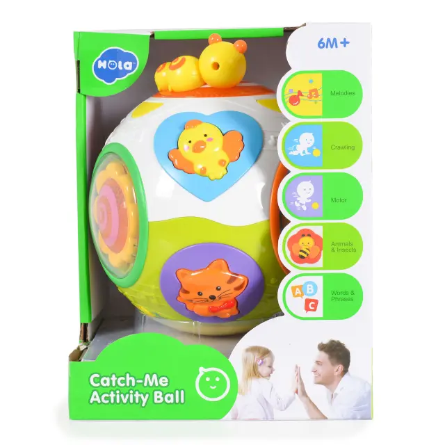 Hola Toys Μπάλα Δραστηριοτήτων με Φώτα και Ήχους 938 3