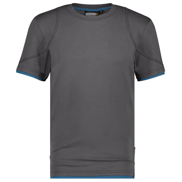Μπλουζάκι T-Shirt Dassy Kinetic anthracite grey/azure blue