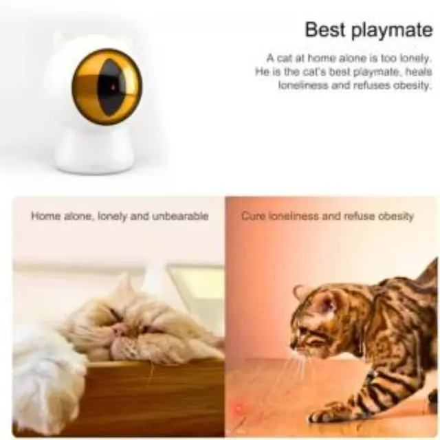 Παιχνίδι Γάτας/ Σκύλου Petoneer με Smart Dot Laser Λευκό N70821 3