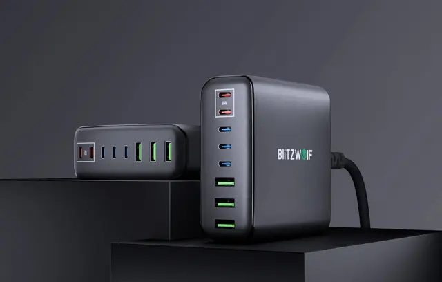 Wall charger Blitzwolf BW-S26 250W (black) 3