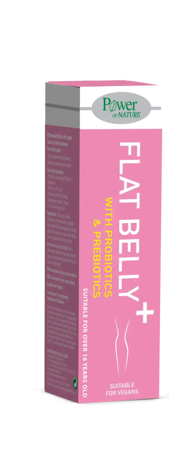 Power Health Flat Belly Stevia με Προβιοτικά και Πρεβιοτικά 10 αναβράζοντα δισκία
