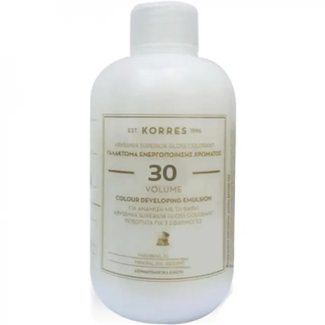 Korres Abyssinia Color Developing Emulsion 150ml 30 Vol (Γαλάκτωμα Ενεργοποίησης Χρώματος - 30 Βαθμοί) 3