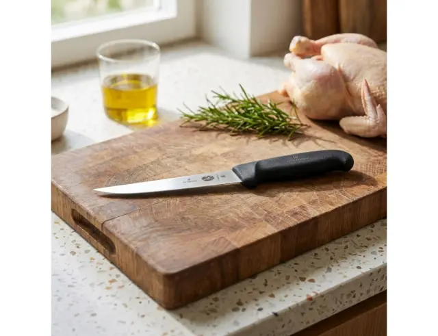 Μαχαίρι Ξεκοκαλίσματος Victorinox Fibrox με μήκος λεπίδας 12cm - Black5.6003.12
