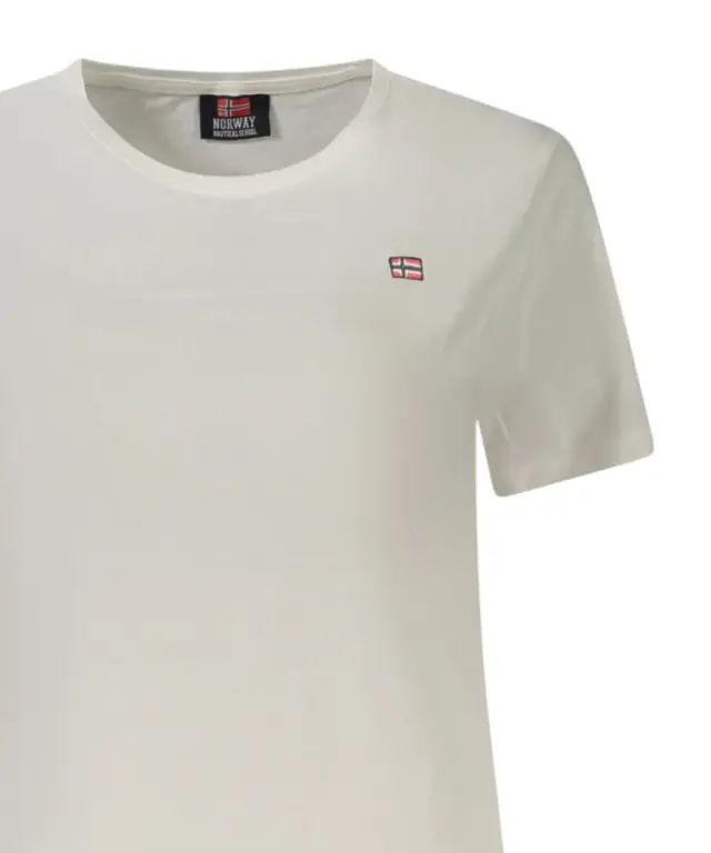 Norway Nautical School - Γυναικείο T-shirt Κοντομάνικο 856110-WHITE Λευκό 3