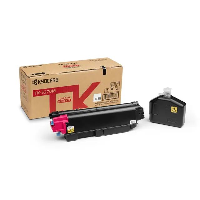 Kyocera TK-5270M Γνήσιο Toner Laser Εκτυπωτή Ματζέντα 6000 Σελίδων (1T02TVBNL0)