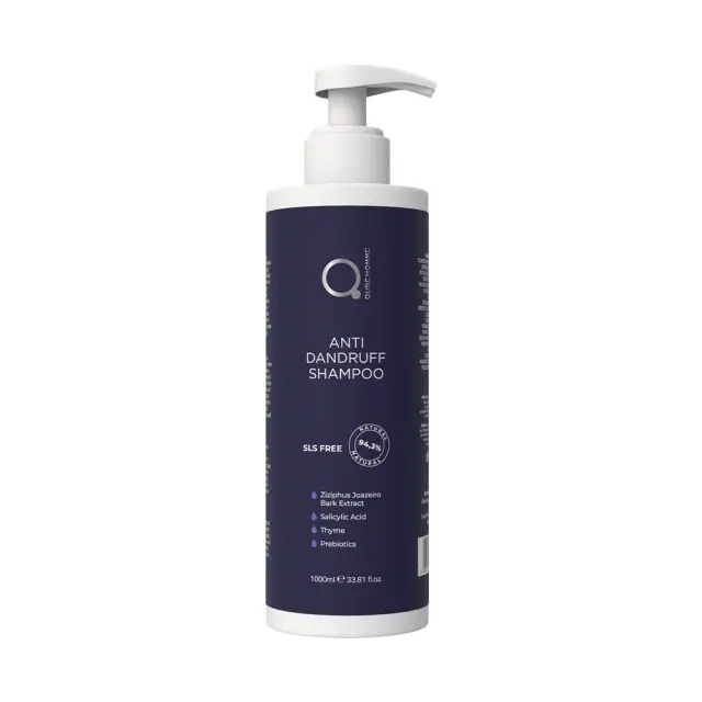 Anti Dandruff Shampoo 1000ml SLS Free by QureHomme: Η Άμεση Λύση για την καταπολέμηση της Πιτυρίδας στο Τριχωτό της Κεφαλής του Άνδρα