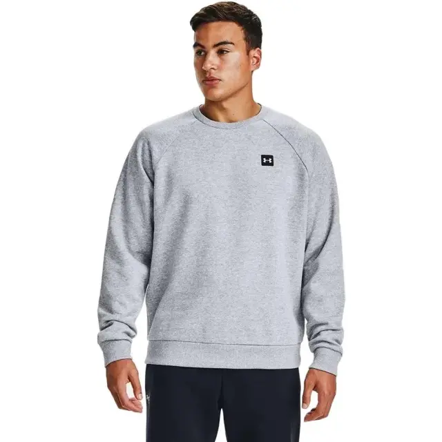 Under Armour Rival Fleece Crew (1357096-011) - Γκρί