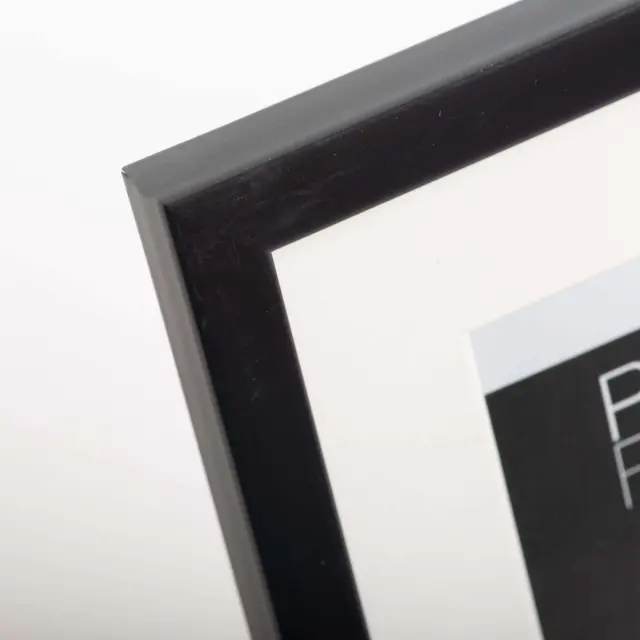 κορνίζα ακρυλικη 15x20 cm edison Μαυρη με πασπαρτου για φωτογραφια 10x15 η 15x20 2